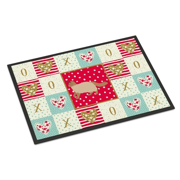 Carolines Treasures 24 x 36 in. Ragdoll No.2 Cat Love Indoor or Outdoor Mat CK5687JMAT - main